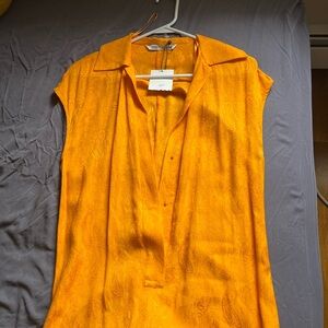 ZARA Bright Orange Romper